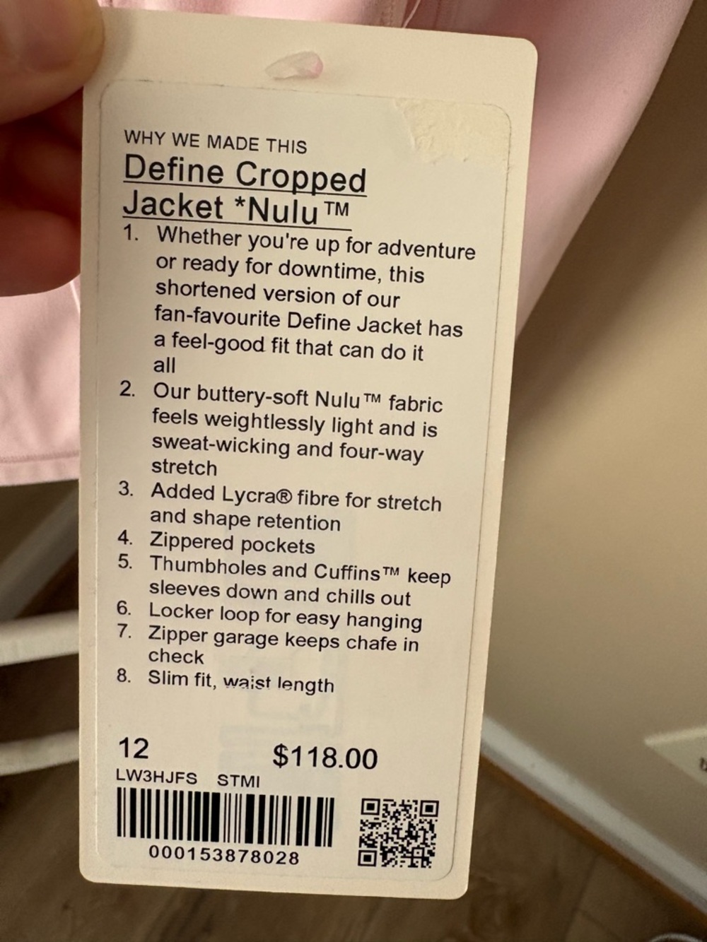 lululemon Defined cropped Nulu - Picture 2 of 8